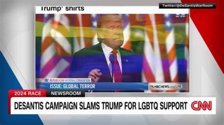 DeSantis campaign slams trump for LGBTQ support CNN Video