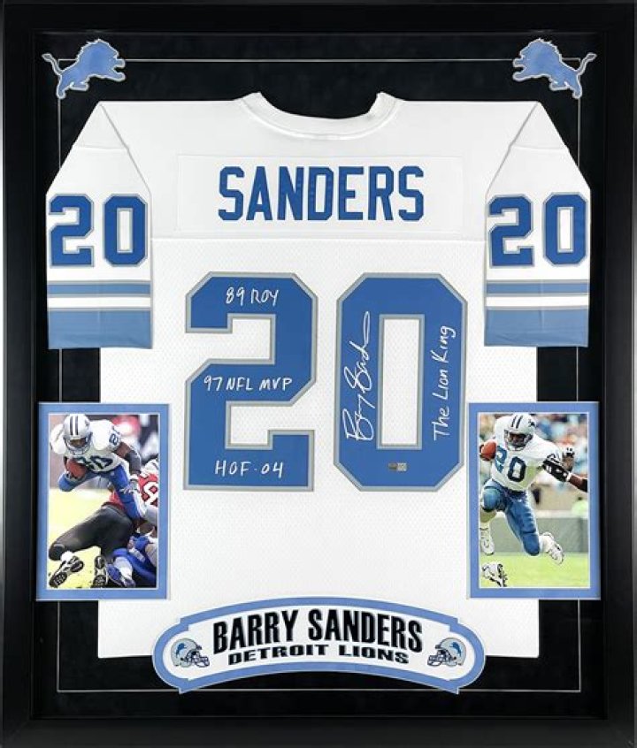 Detroit Lions Barry Sanders Touchdown Wire