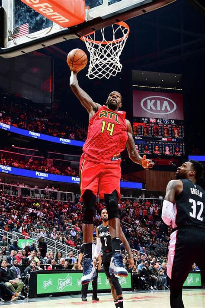 Dewayne Dedmon, grunge art, Atlanta Hawks, NBA, basketball, Dewayne