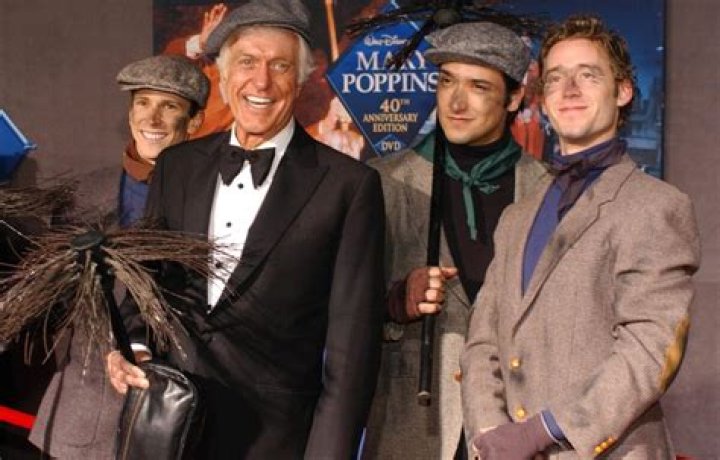 Dick Van Dyke poses with wife Arlene Silver during his 90th birthday