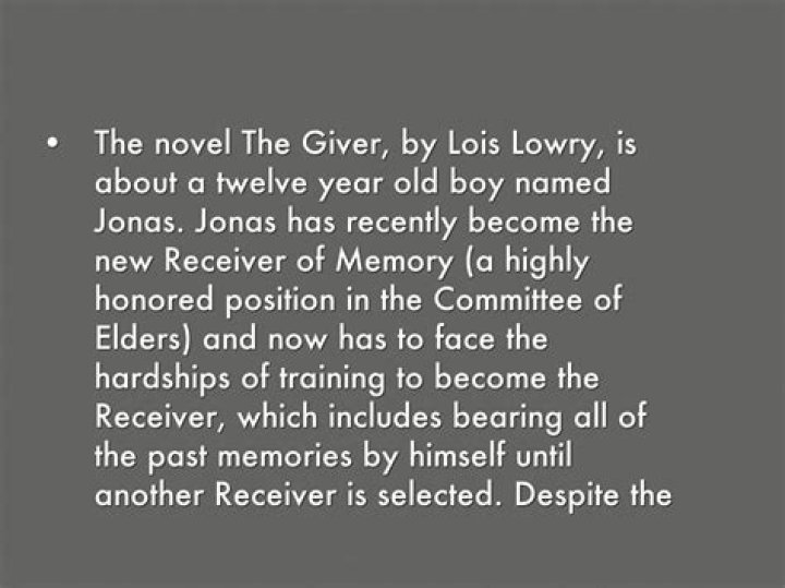 Did Jonas Die Giver? Mastery Wiki