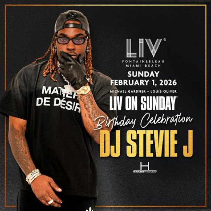 DJ Stevie J Birthday Celebration Tickets at LIV in Miami Beach by LIV