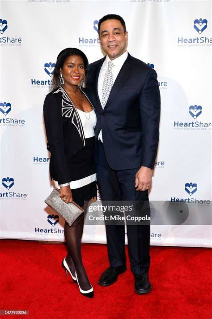 Djena Nichole Graves and Harry Lennix attend the "Batman V Superman