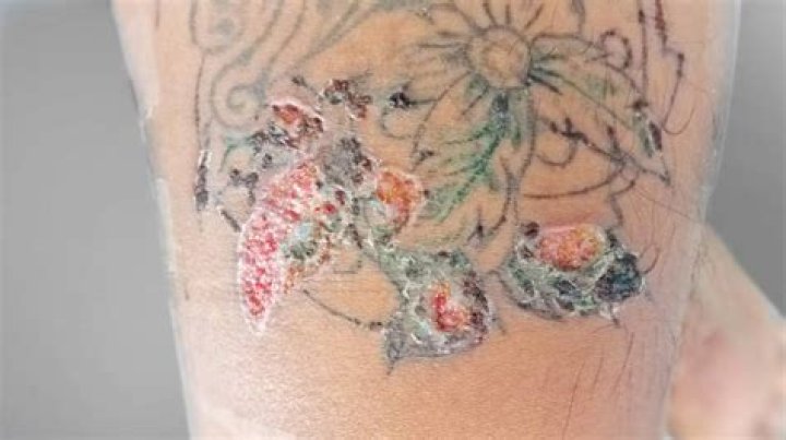 Do you wash your tattoo when it's peeling? ·