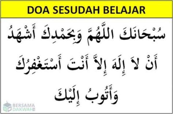 Doa Sebelum Belajar Dan Sesudah Belajar Beserta Artinya Doa Harian Islami