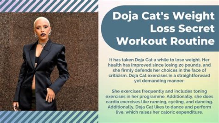 Doja Cat Weight Loss (2023) Diet, Workout, Before, After