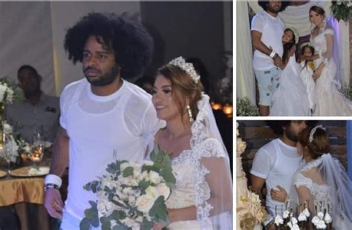 Dominican singer goes viral as he weds in Tshirt and ripped jeans