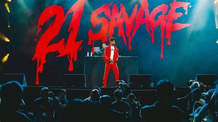 Download 21 Savage stands tall with a "Savage Mode" mixtape backdrop