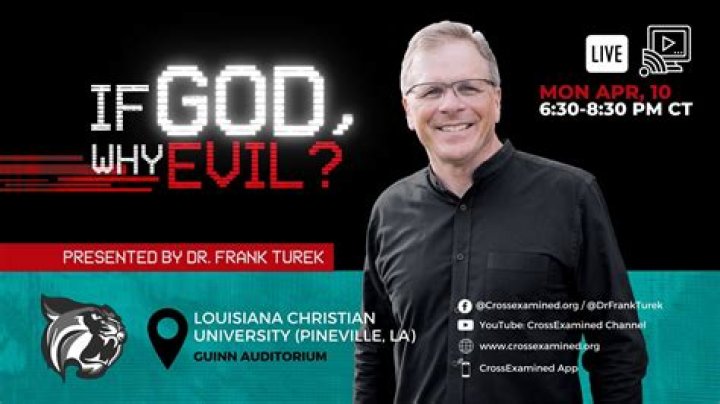 Dr. Frank Turek Christian Apologetics Tours Examining Biblical