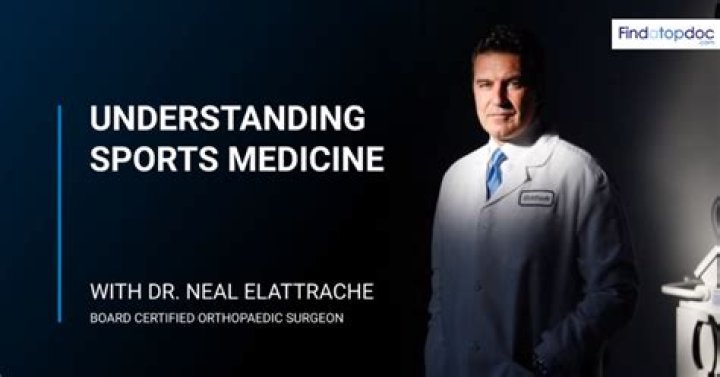 Dr. Neal Selim Elattrache MD, Sports Medicine Specialist Sports