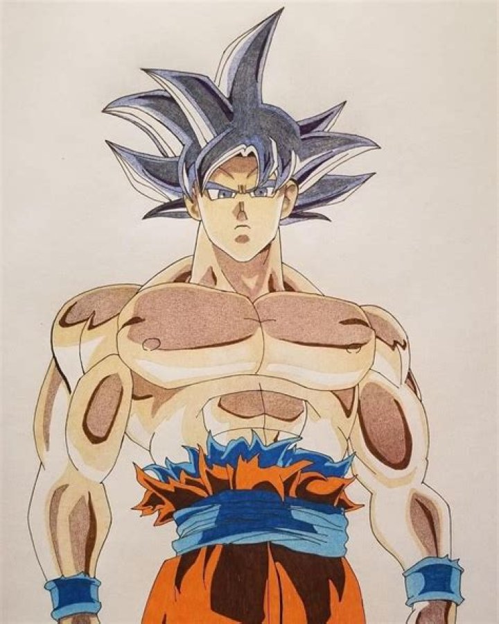 Drawing of the Goku Ultra Instinct by DCAnimesDraw on DeviantArt