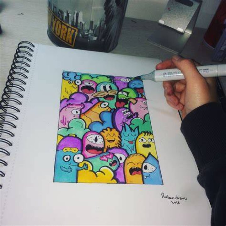 Drawing With Markers ; Drawing With Markers Marker art, Drawings
