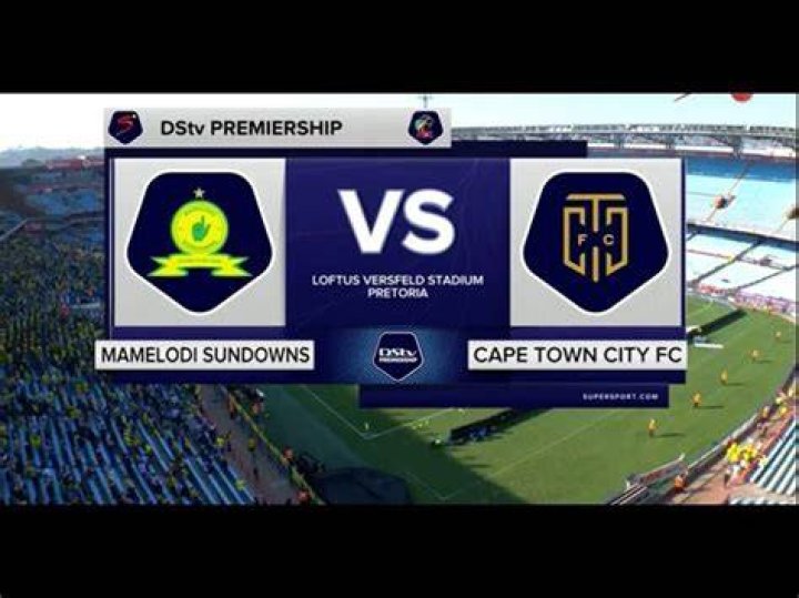 DStv Premiership, Mamelodi Sundowns v Cape Town City FC Sportnow
