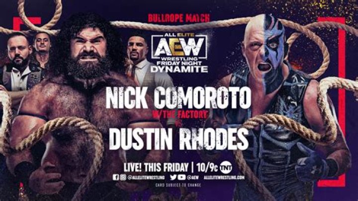 Dustin Rhodes Beats Nick Comoroto In Violent Bullrope Match On AEW