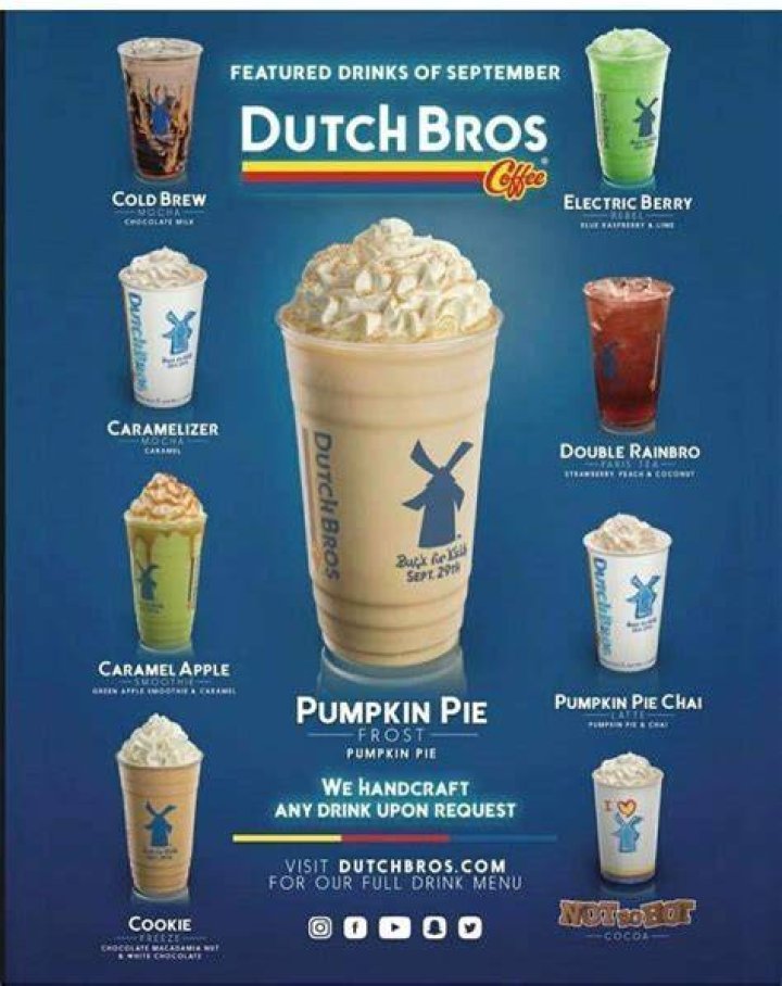 dutchbros Dutch bros drinks, Dutch bros secret menu, Dutch bros