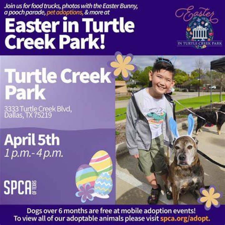Easter In Turtle Creek Park And Its Pooch Parade Return With Food