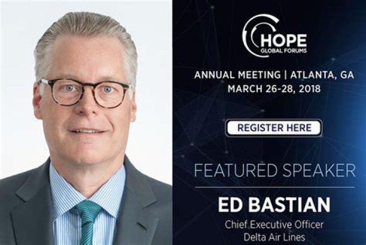 Ed Bastian HOPE Global Forums Presented by Operation HOPE, Inc.