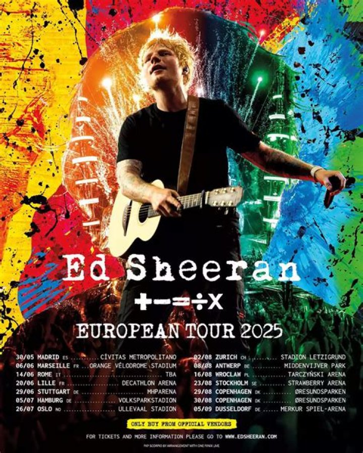 Ed Sheeran Tickets Ed Sheeran Concert Tickets and Tour Dates StubHub