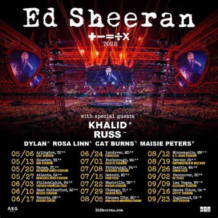 Ed Sheeran Tour Australia 2023