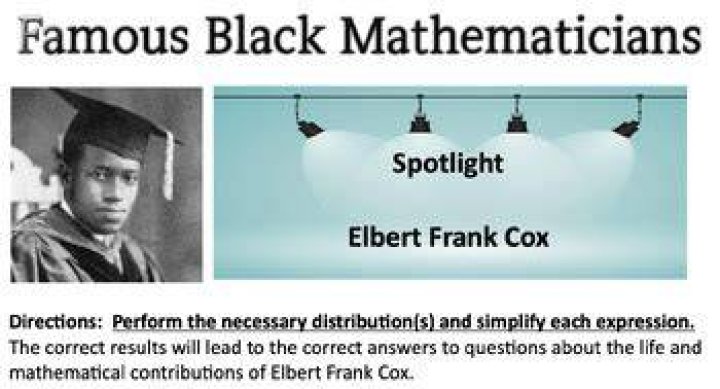 Elbert Cox The 'Mathgod' who became the first Black man to earn Ph.D