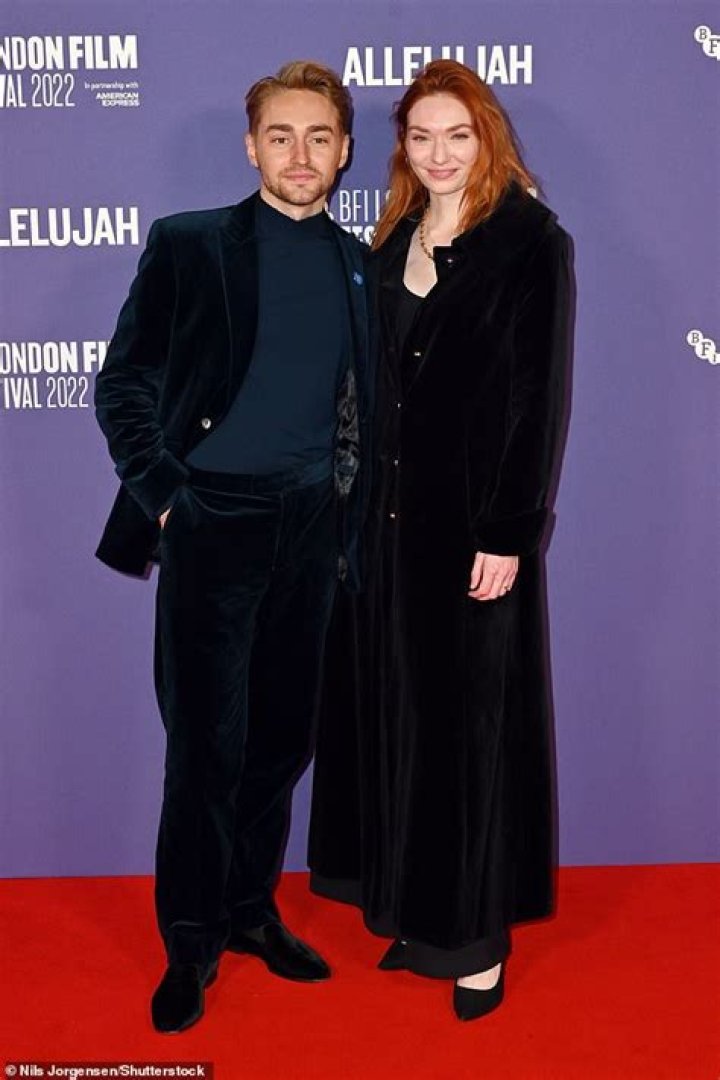 Eleanor Tomlinson with her brother in Leeds GotCeleb