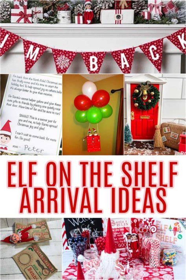 Elf on the Shelf arrival ideas 5 easy ways to mark their return
