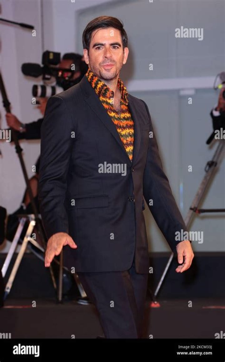 Eli Roth at the Venice Film Festival opening dinner. Diane Kruger