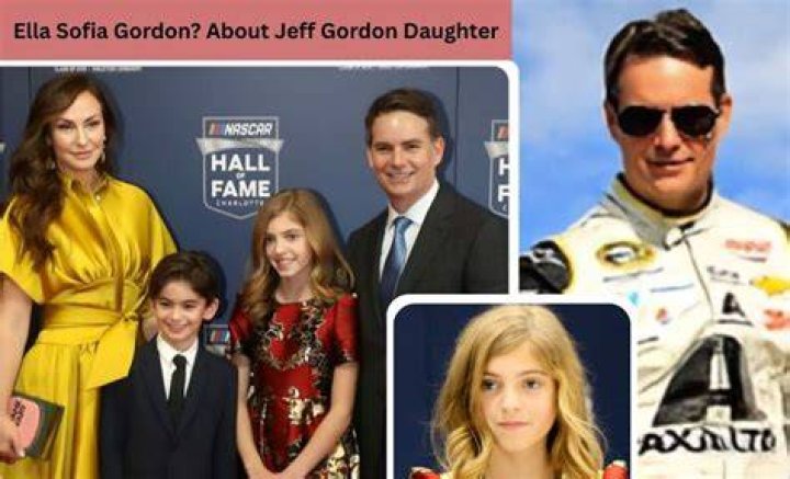 Ella Sofia Jeff Gordon from Stars Who Named Their Kids Alexander or