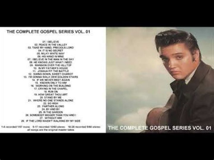 ELVIS - THE COMPLET GOSPEL SERIES VOL 1. - Vintage Black Gospel Music