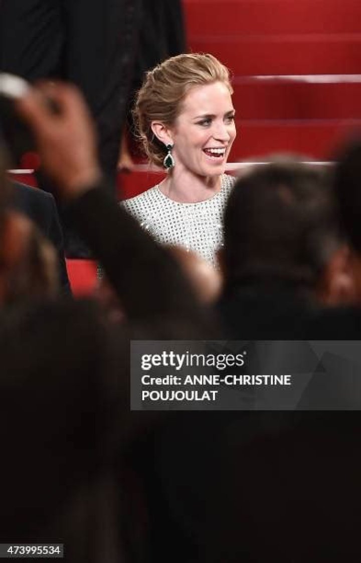 Emily Blunt smiles as she celebrates Mother's Day with John Krasinski