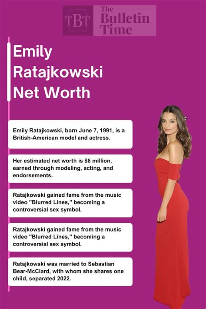 Emily Ratajkowski net worth Model's fortune explored as she files for