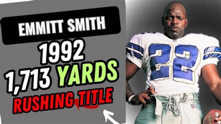 Emmitt Smith Biography, Stats, & Facts Britannica