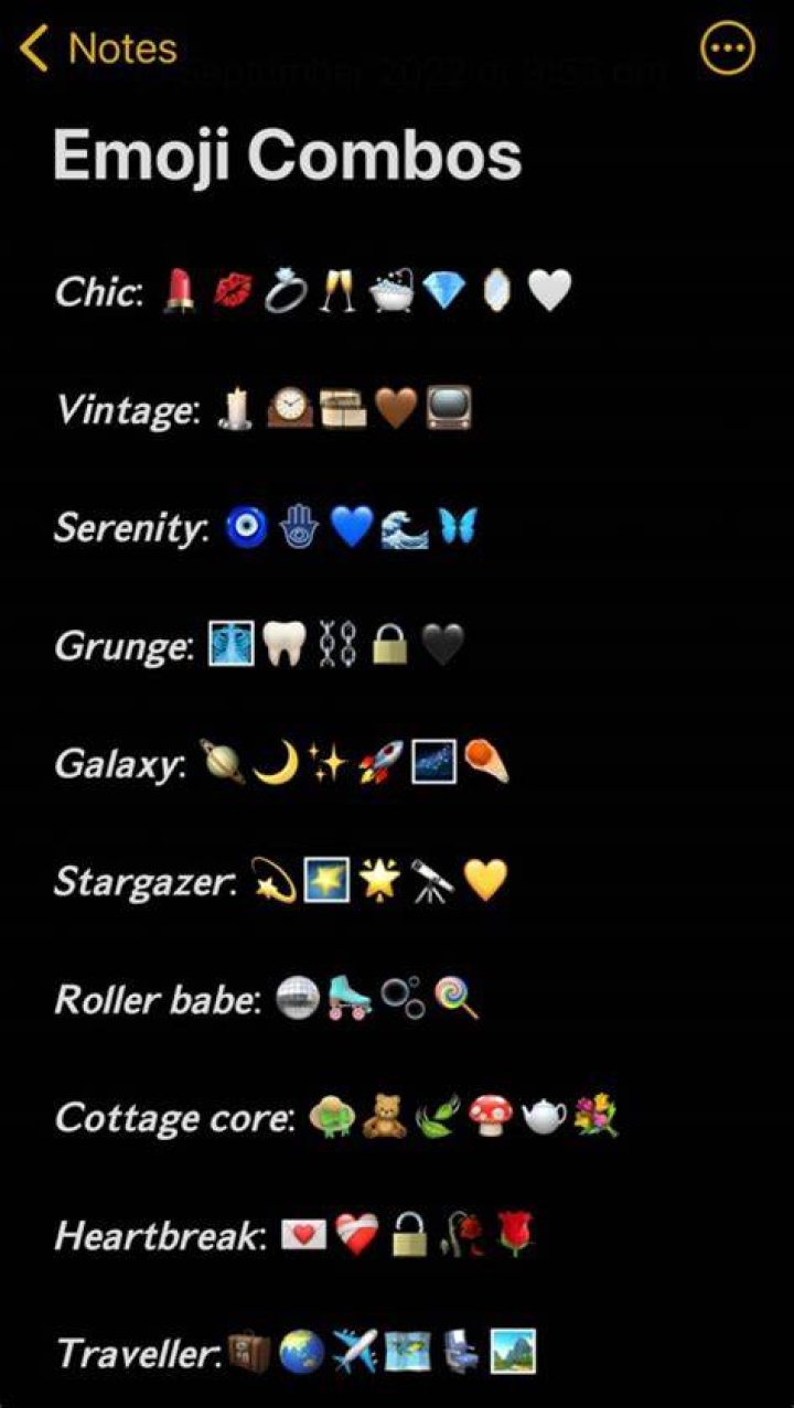 Emoji combos part 1 Artofit