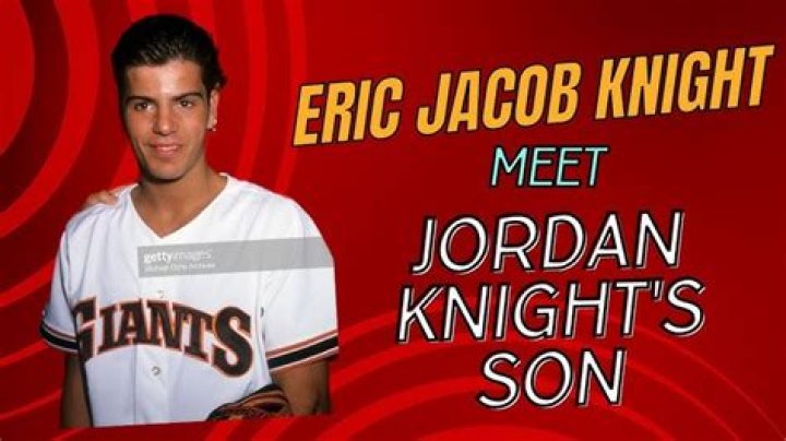 Eric Jacob Knight Son of American Singer, Actor & Songwriter