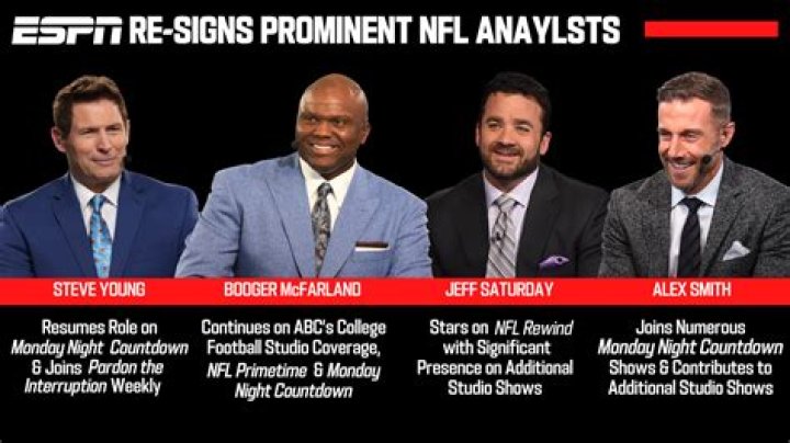 ESPN ReSigns Prolific Group of Analysts Super Bowl Champions Steve