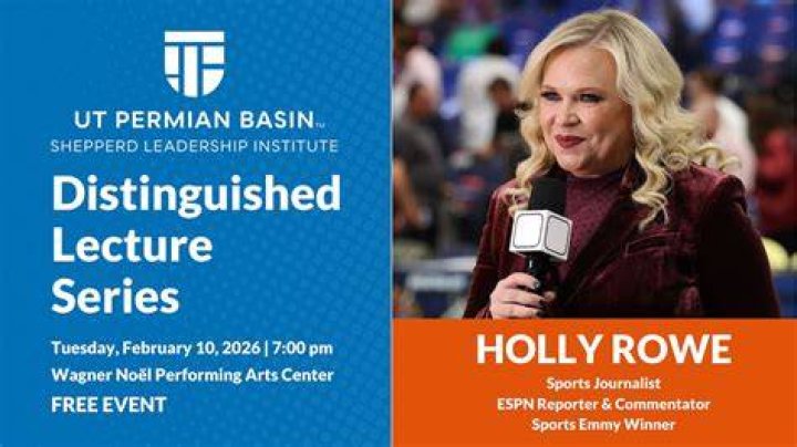 ESPN&rsquo;s Holly Rowe to speak at Emens Auditorium