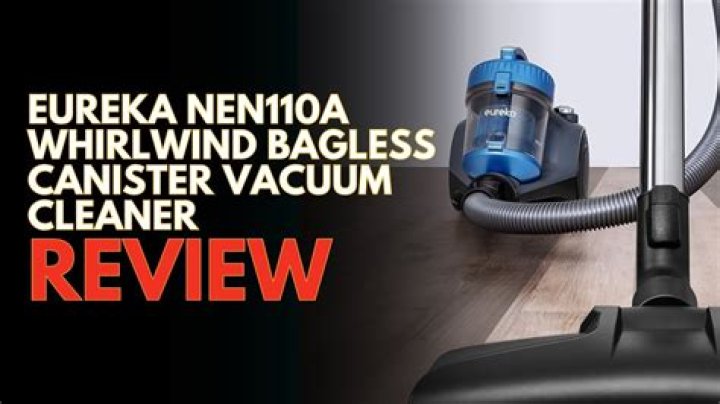 Eureka Whirlwind Bagless Canister Cleaner NEN110A Lightweight Corded