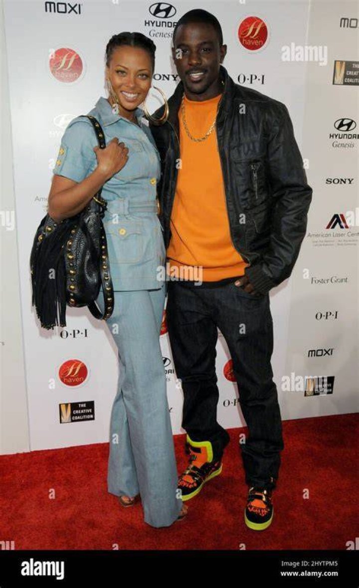 Eva Marcille,Lance Gross editorial photography. Image of arrivals