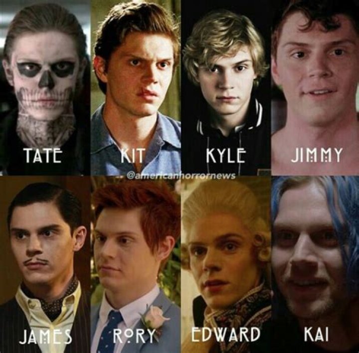 Evan Peters Looks Like Evan Peters Blue Hair American Horror Story