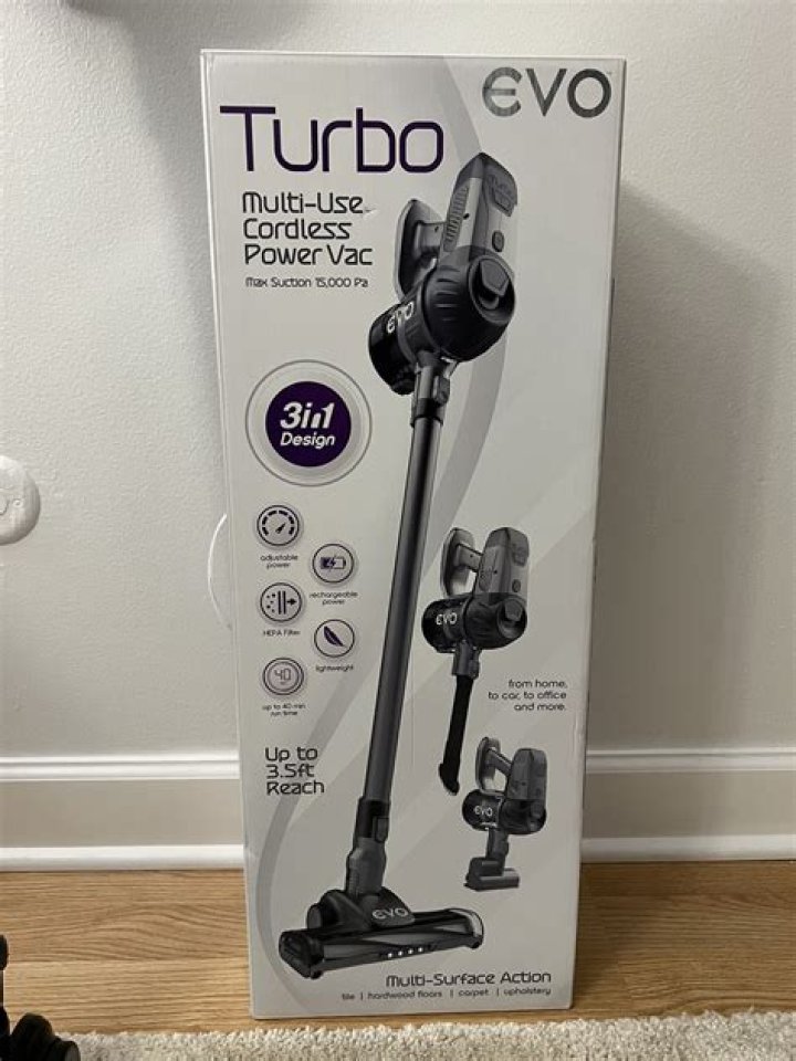 EVO Turbo MultiUse Cordless Power Vacuum for Sale in Des Plaines, IL
