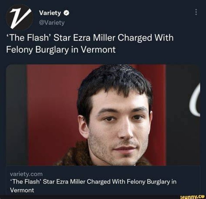 Ezra Miller charged with felony burglary in Vermont KTLA