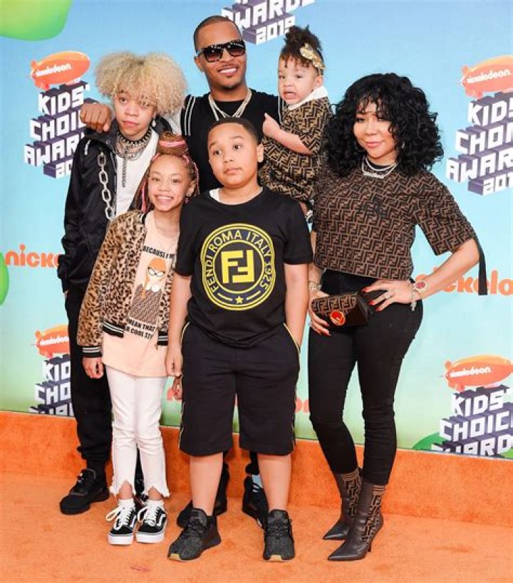 Family Slay! T.I. And Tiny Pose With All Their Kids For A Family Photo