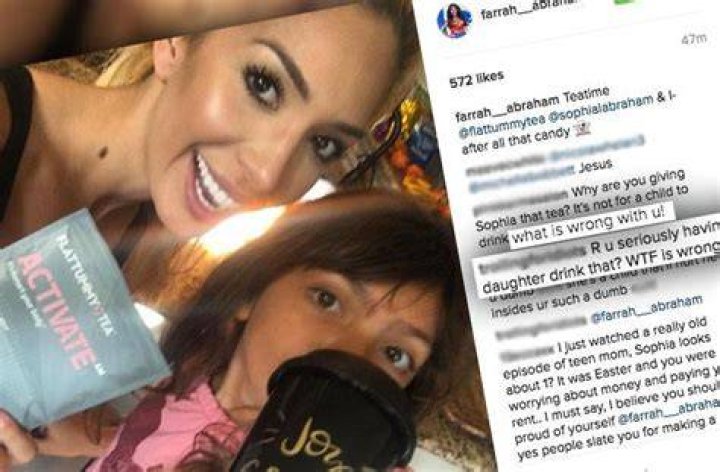 Farrah Abraham Slammed for Giving Daughter WeightLoss Tea