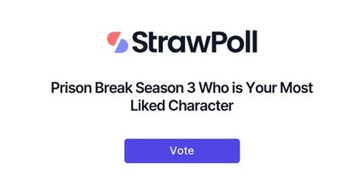Favourite Poll Results Prison Break Fanpop