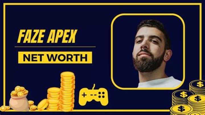 Faze Apex Net Worth 2023 How Much is the Gamer and YouTuber Worth