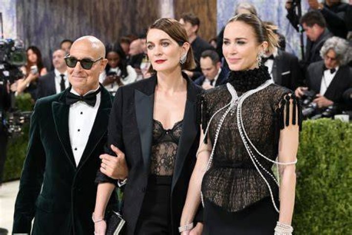 Felicity Blunt met Tucci in two very memorable ways