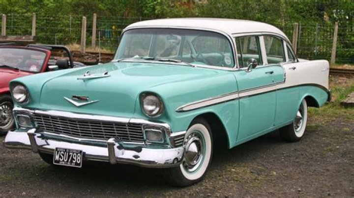 FileChevrolet Bel Air 1956 4door Sedan front.jpg Wikimedia Commons