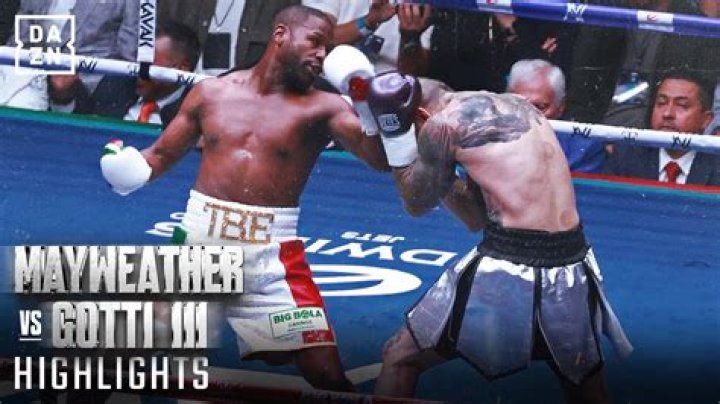 Floyd Mayweather vs. John Gotti III Stopped, Brawl Ensues Sports