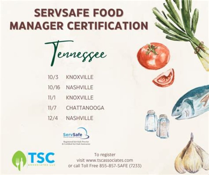 Food Handlers Registration TSC Associates