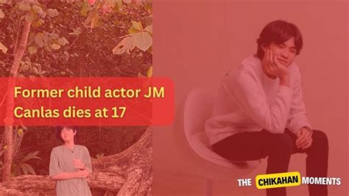Former child actor JM Canlas dies at 17